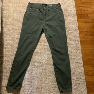 aeropostale size 12 dark green jeggings